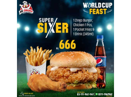 Mr.Chicken Super Sixer For Rs.666/-